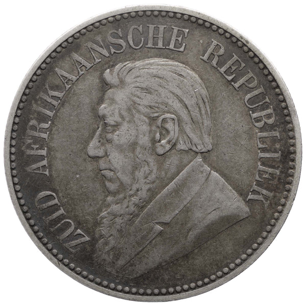 1897 2½ Shillings South Africa Coin Paul Kruger