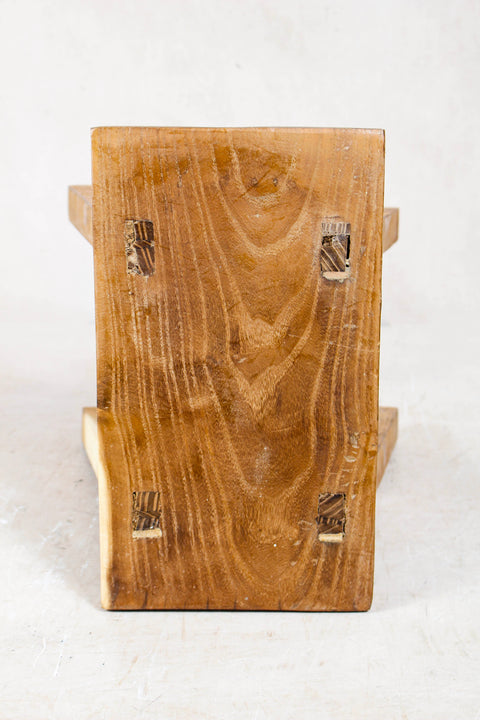 Vintage Rustic Stool Small - Elm wood - 53