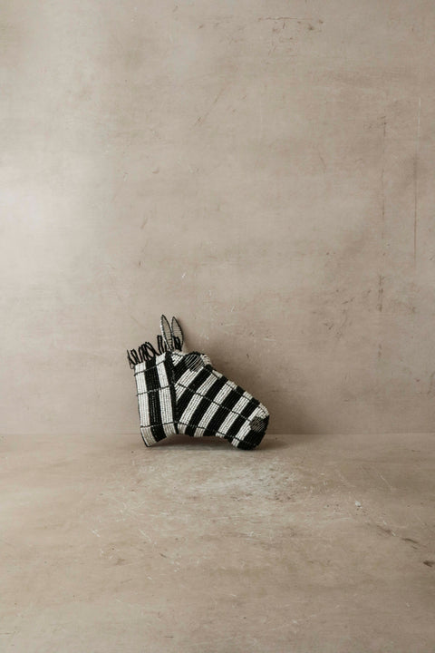 Zebra-Perlenwandskulptur - Z1