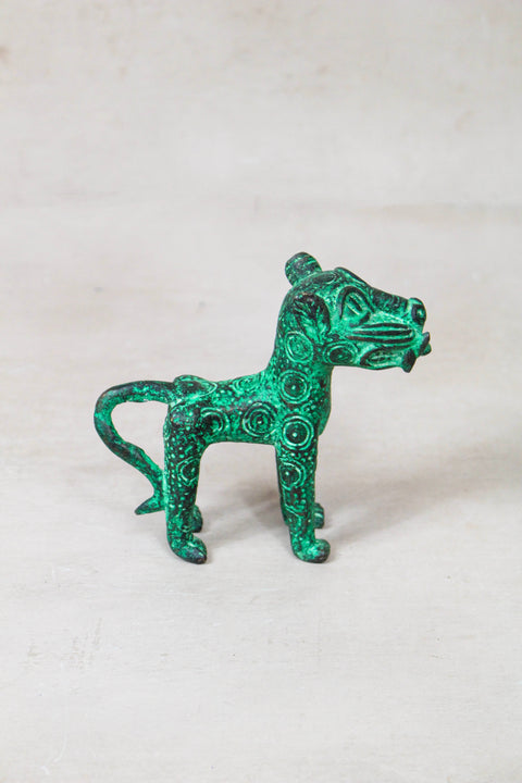 Benin Leopard sculpture - Bronze 56.21