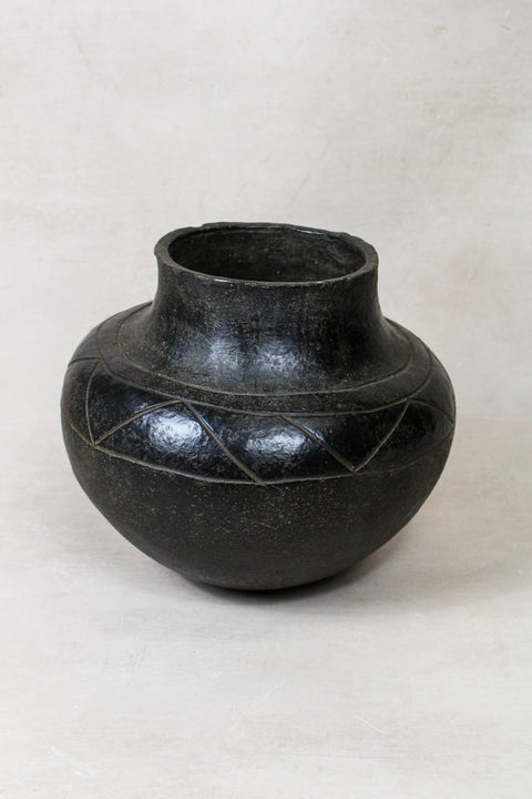 Vintage Shona Pot - Black - 222.1