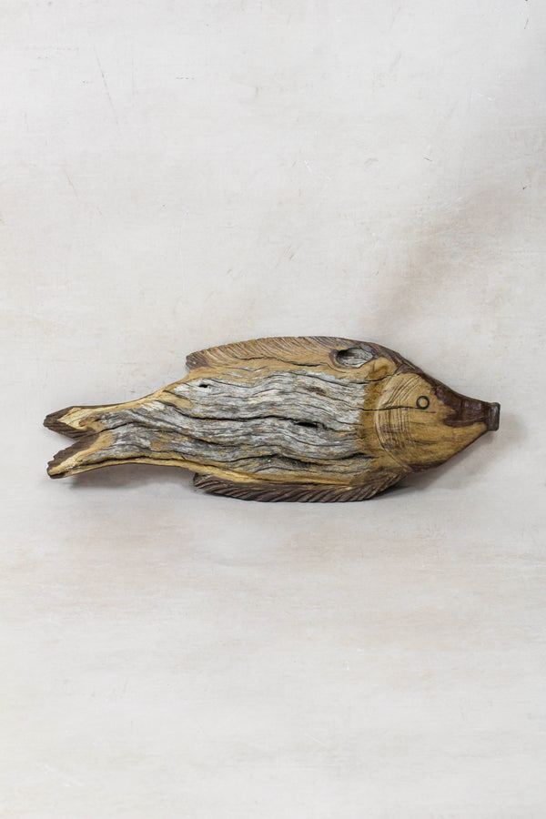 Driftwood Hand Carved Fish - 116.9