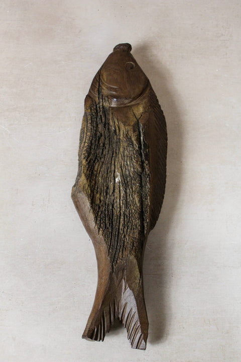 Driftwood Hand Carved Fish - 116.10