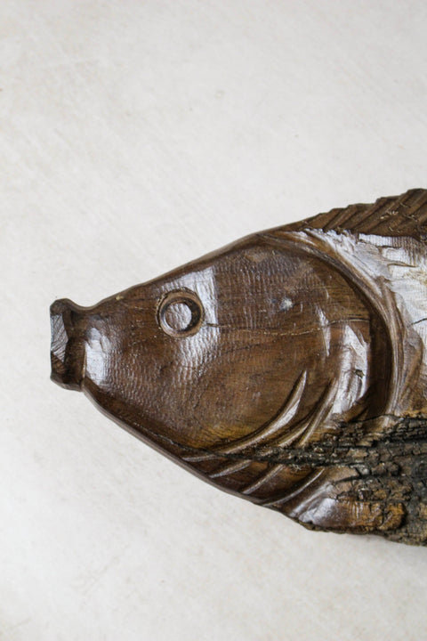 Driftwood Hand Carved Fish - 116.10