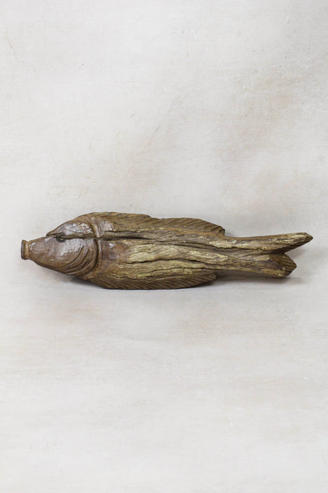 Driftwood Hand Carved Fish - 116.11