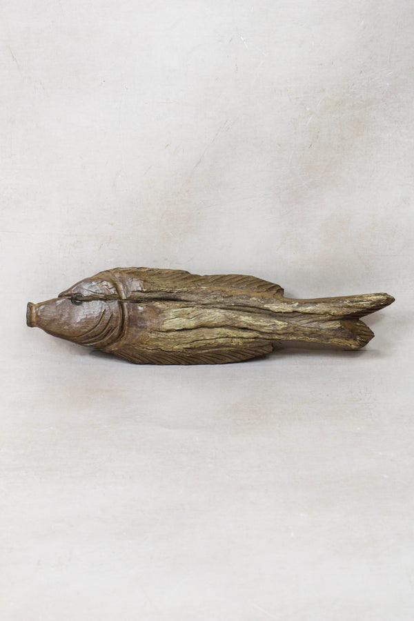 Driftwood Hand Carved Fish - 116.11