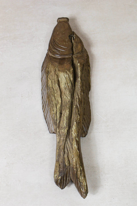 Driftwood Hand Carved Fish - 116.11