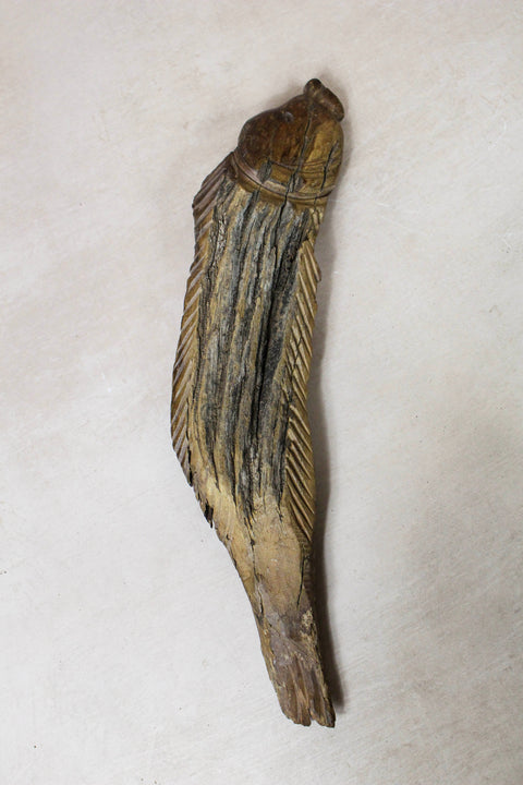 Driftwood Hand Carved Fish - 116.13