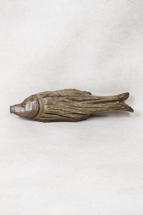 Driftwood Hand Carved Fish - 116.14