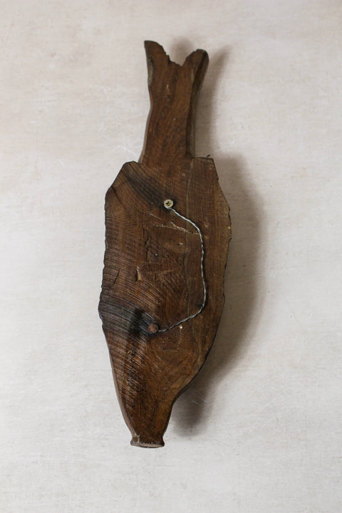 Driftwood Hand Carved Fish - 116.14