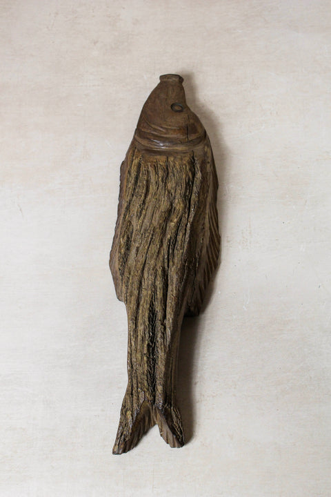 Driftwood Hand Carved Fish - 116.14