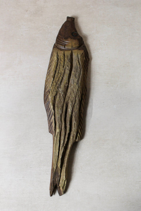 Driftwood Hand Carved Fish - 116.15