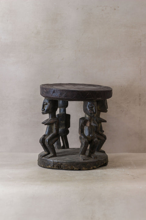 Vintage Baule Wood Side Table 85.1