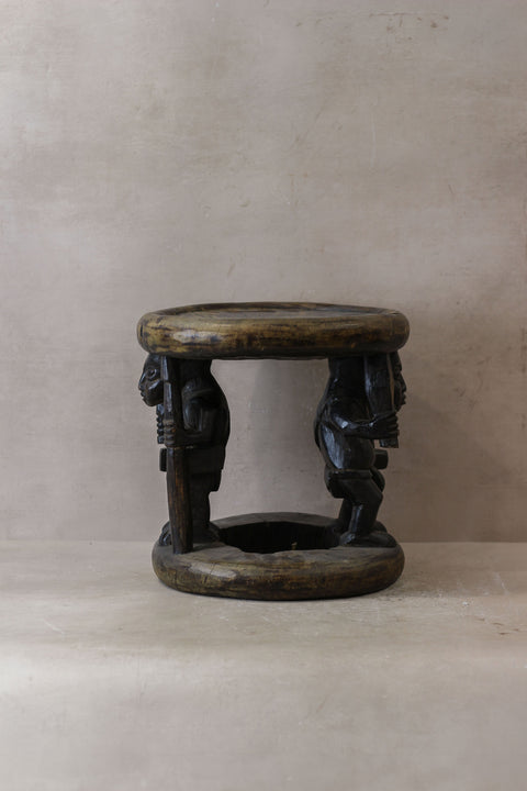 Vintage Baule Wood Side Table 85.4