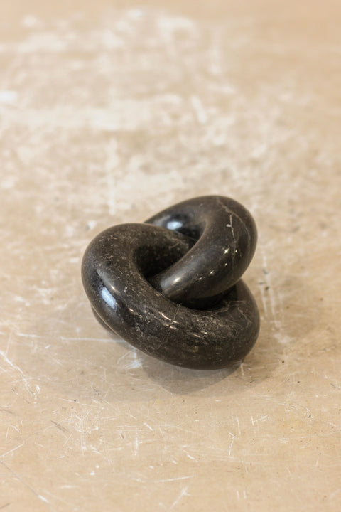 Marmor-Kettenglied - Schwarz