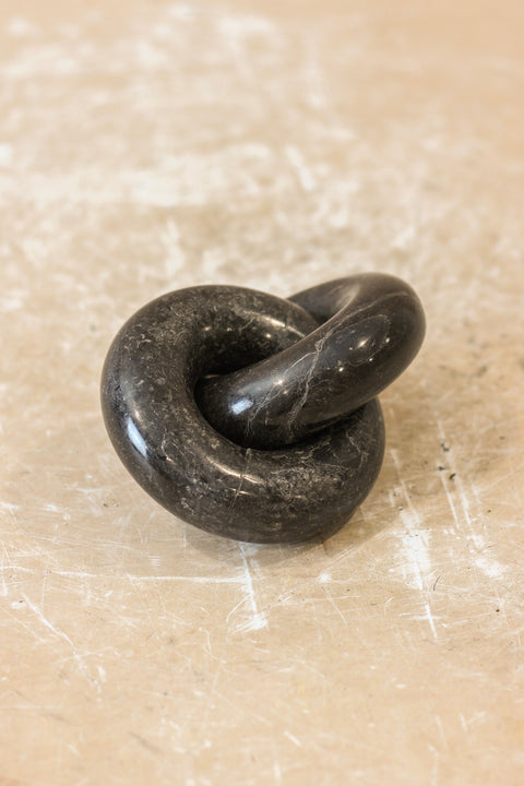Marmor-Kettenglied - Schwarz