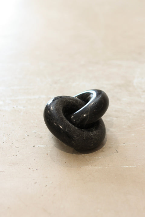 Marmor-Kettenglied - Schwarz