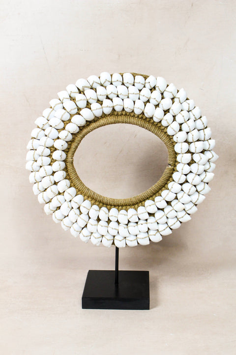 Handmade White Shell Necklace 26.1