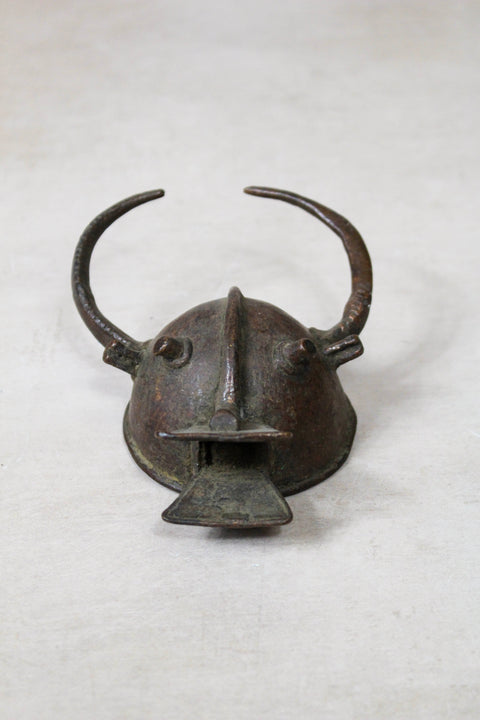 Benin Bronze Face - 77.3