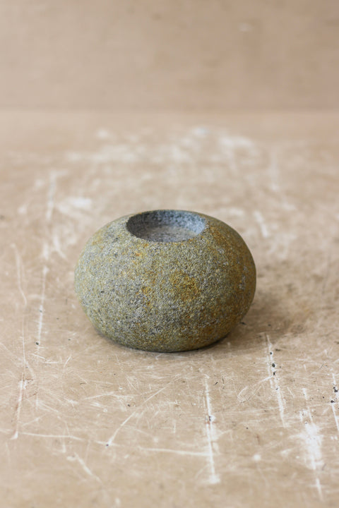 River Stone Candle Holder - 62B.4