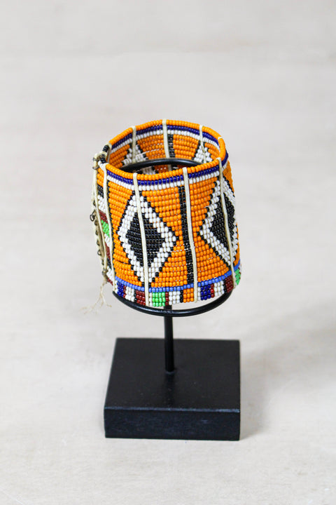 Beaded Masai Cuff Bracelet -  120.2