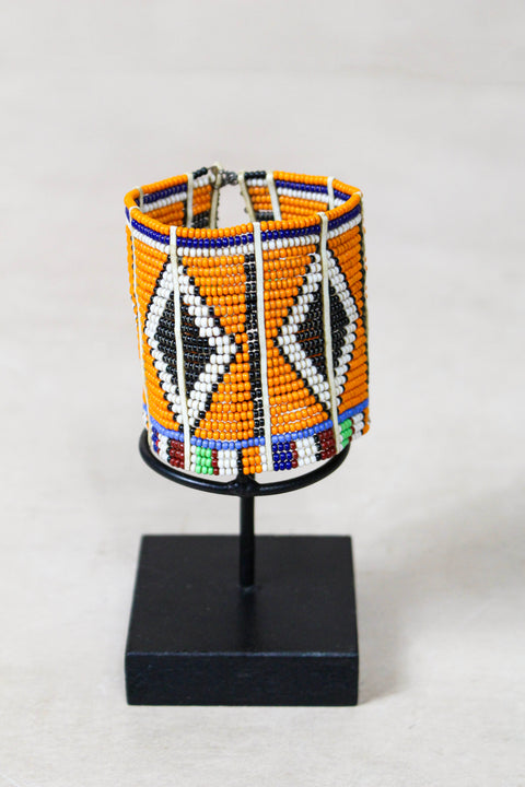 Beaded Masai Cuff Bracelet -  120.2