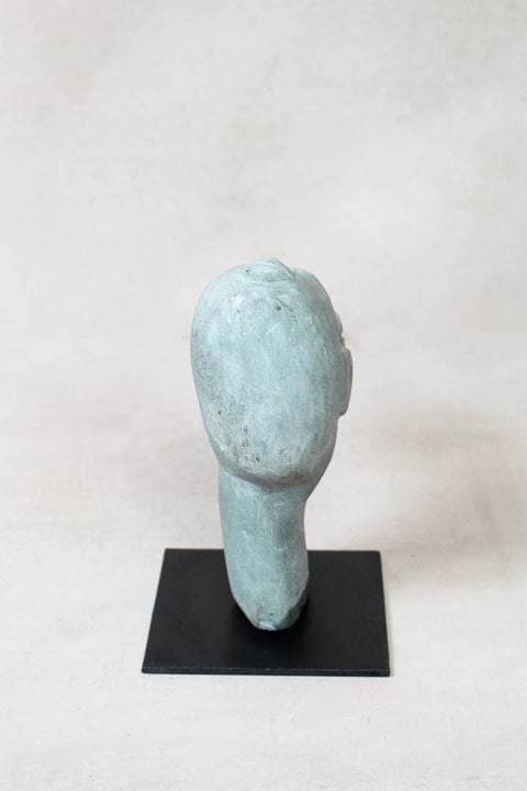 Stone head sculpture by Rizimu Chiwawa Zimbabwe 30.5