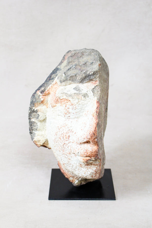 Stone head sculpture by Rizimu Chiwawa Zimbabwe 31.15
