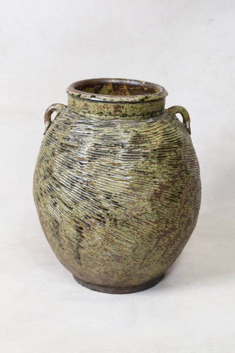 Antique Earthenware Preserve Pots - AEP 9