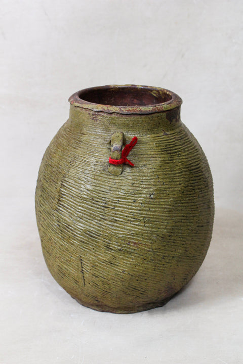 Antique Earthenware Preserve Pots - AEP 11