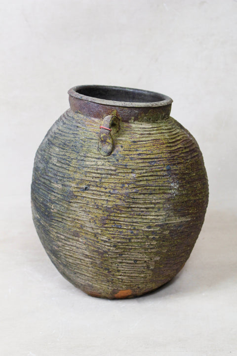 Antique Earthenware Preserve Pots - AEP 12