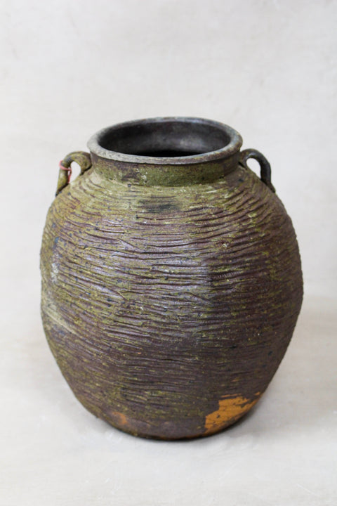 Antique Earthenware Preserve Pots - AEP 12