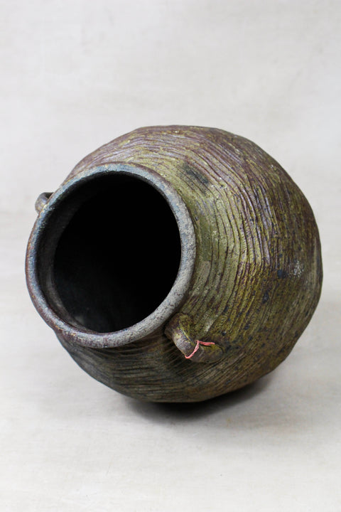 Antique Earthenware Preserve Pots - AEP 12