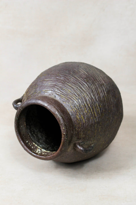 Antique Earthenware Preserve Pots - AEP 13
