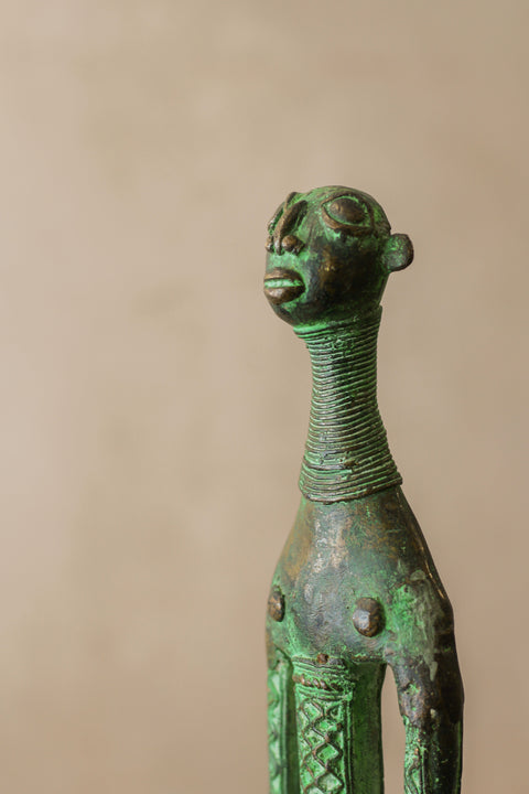 Benin Bronze Sculpture - 2.3