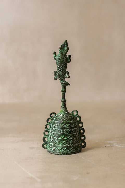 Benin Bronze Bell - 76.1