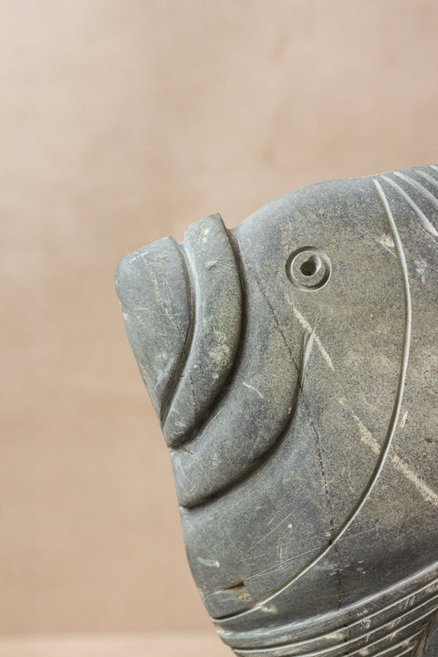 Steinfischskulptur – Simbabwe – 35,7