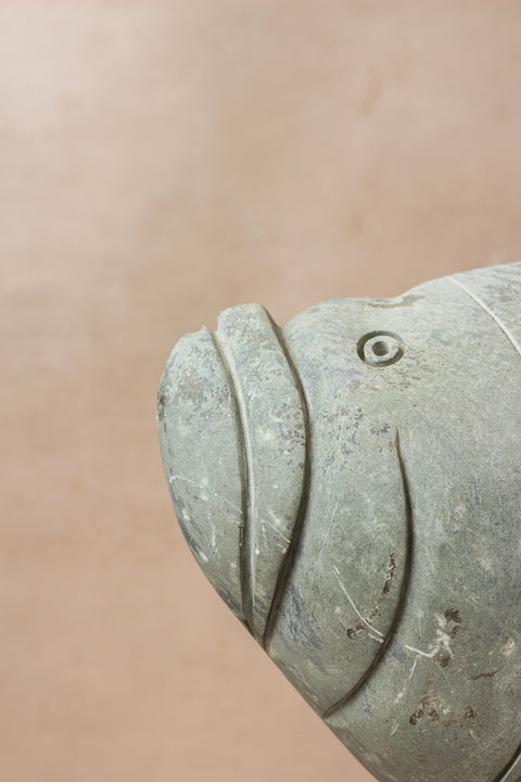 Steinfischskulptur – Simbabwe – 35,8