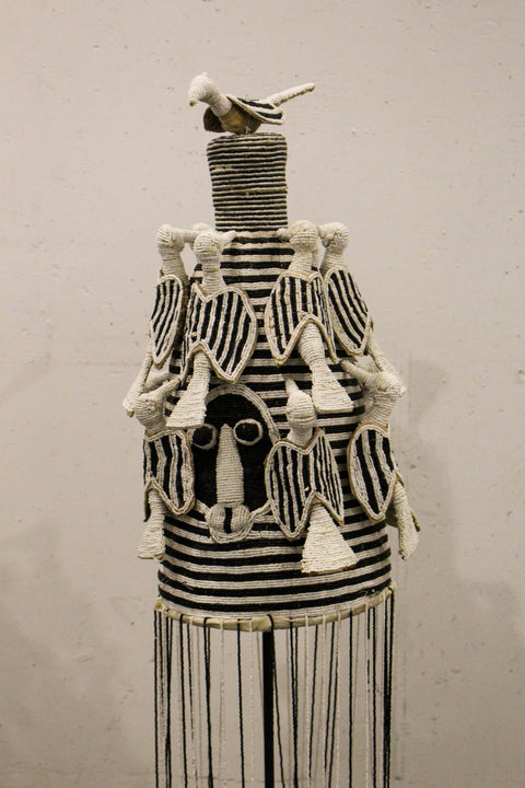 Yoruba Royal Crown Black & White - 15.3