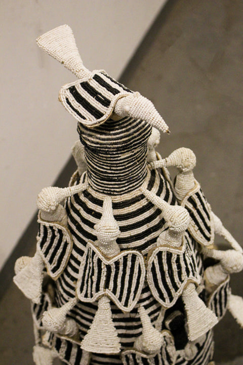 Yoruba Royal Crown Black & White - 15.3