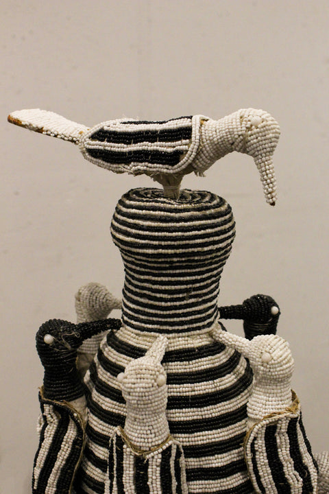 Yoruba Royal Crown Black & White - 15.5