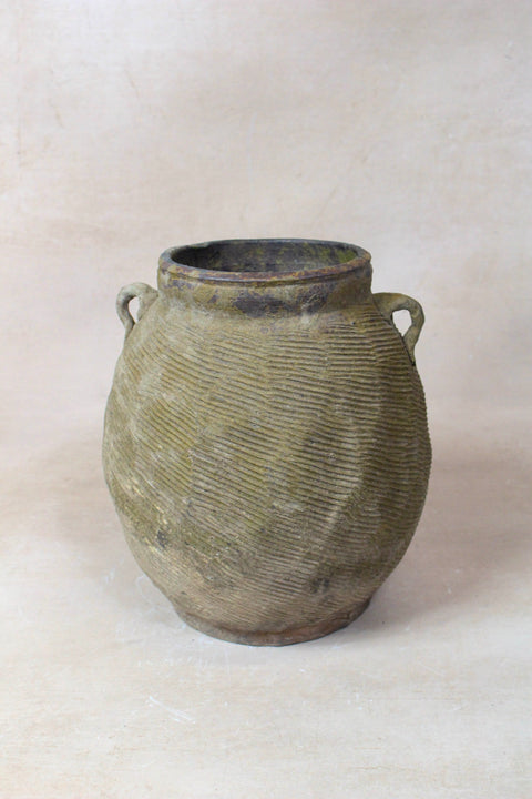 Antique Earthenware Preserve Pots - AEP 18