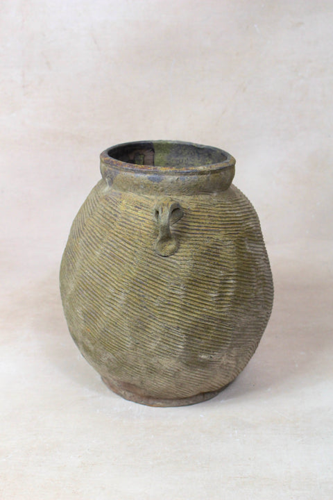 Antique Earthenware Preserve Pots - AEP 18