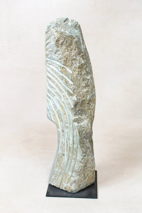Stone head sculpture by Rizimu Chiwawa Zimbabwe 3112