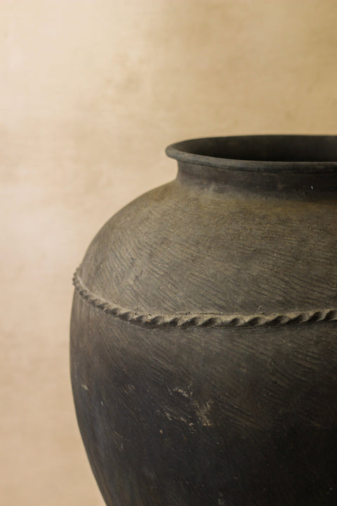 Vintage Black Asian Pots - VB04