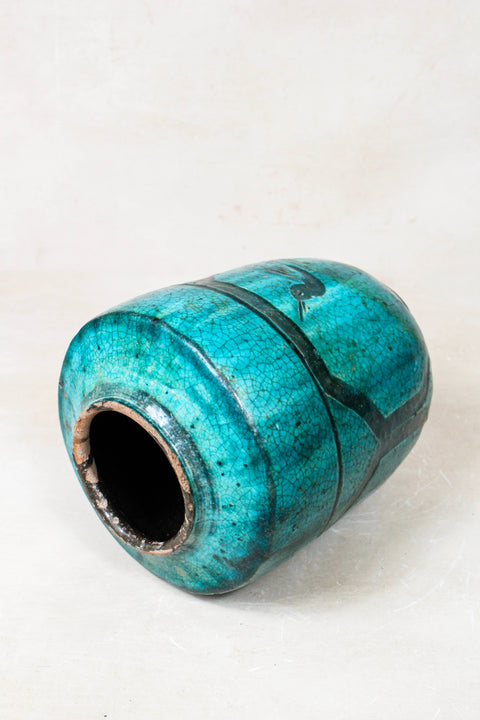 Vintage Emerald Green Pot - EGP 13