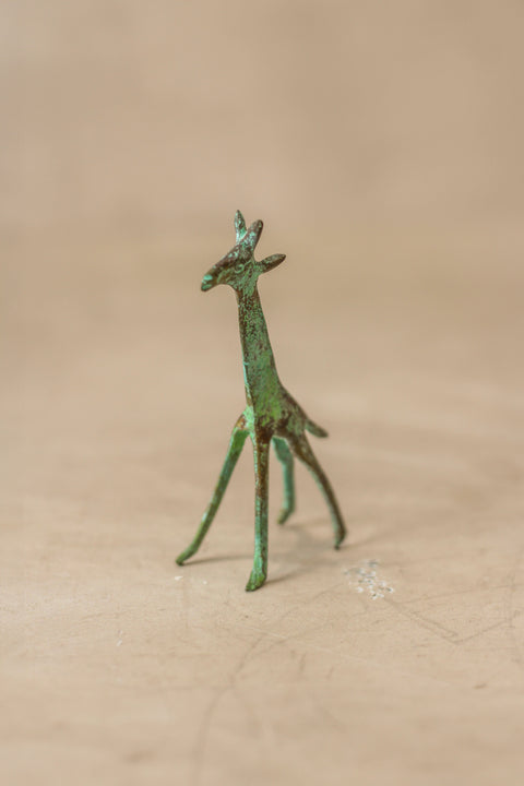 Tuareg Miniatur-Bronzegiraffe - 118