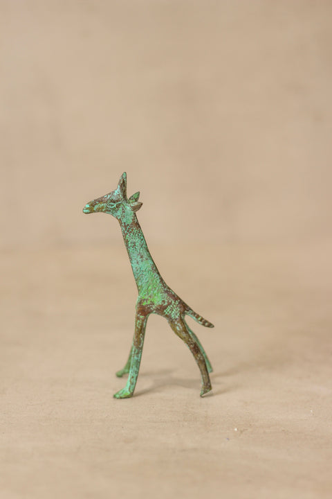 Girafe miniature touareg en bronze - 118