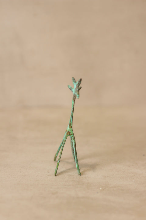 Girafe miniature touareg en bronze - 118