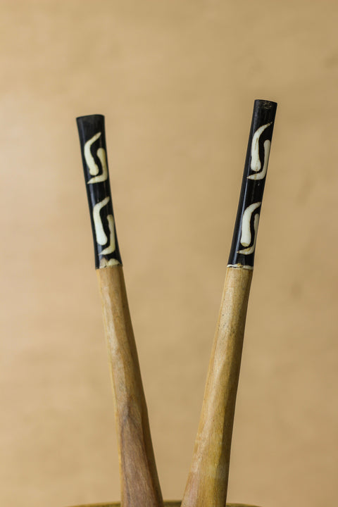 Kenianische Salatbesteckteile - 59,1
